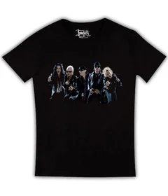 Scorpions - фото на черной